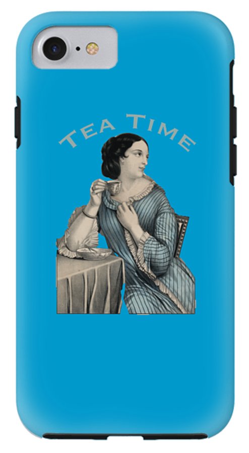 Tea Time Vintage Woman - Phone Case