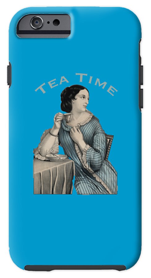 Tea Time Vintage Woman - Phone Case