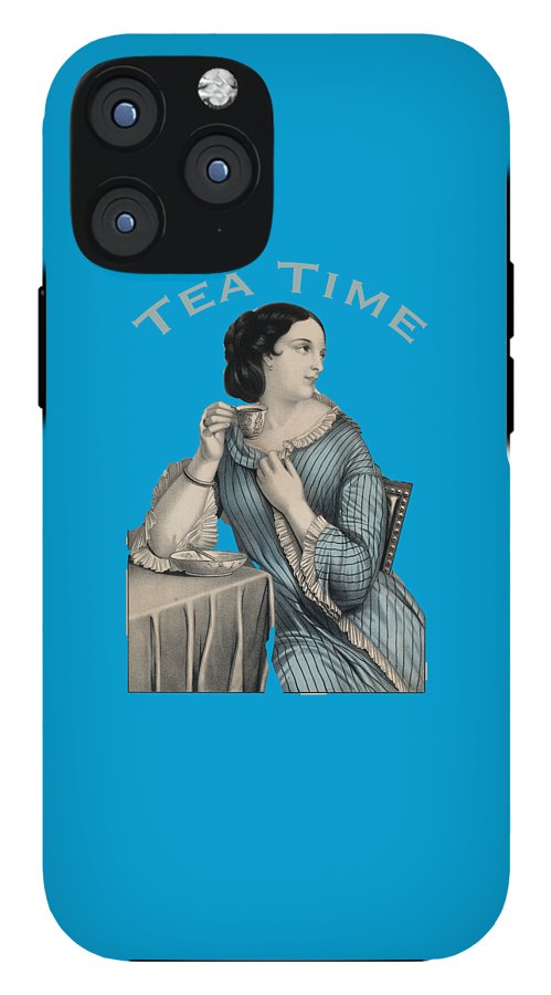 Tea Time Vintage Woman - Phone Case