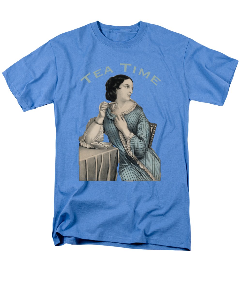 Tea Time Vintage Woman - Men's T-Shirt (Regular Fit)