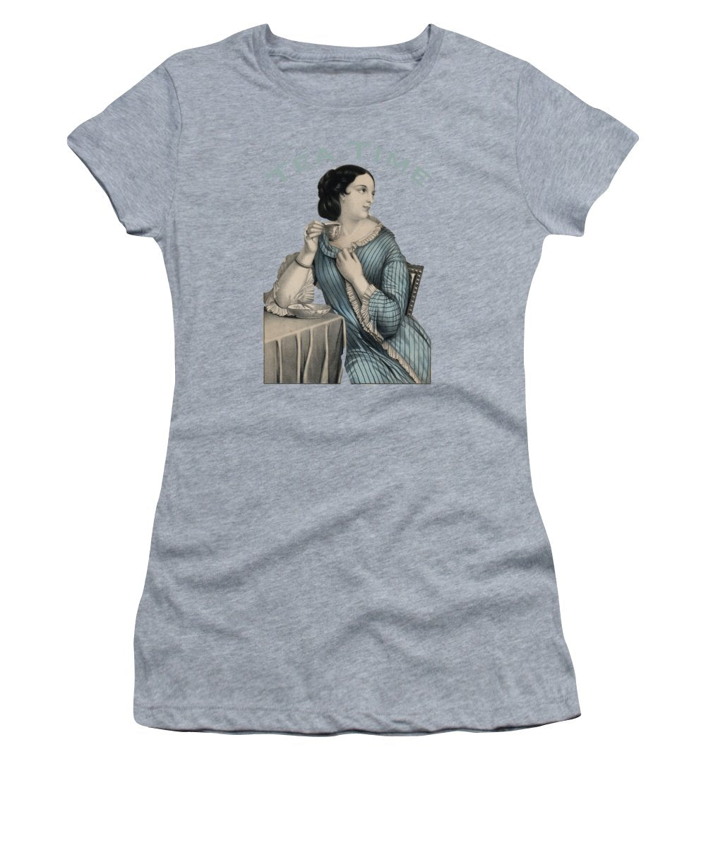 Tea Time Vintage Woman - Women's T-Shirt