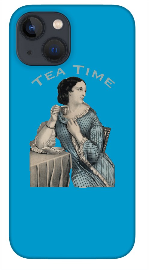 Tea Time Vintage Woman - Phone Case