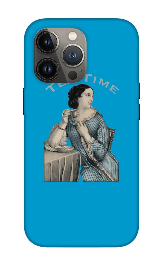 Tea Time Vintage Woman - Phone Case