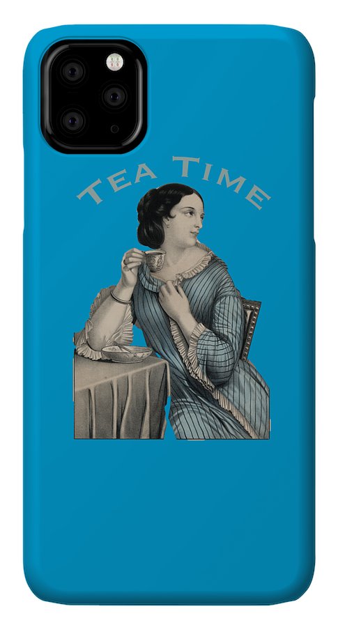 Tea Time Vintage Woman - Phone Case