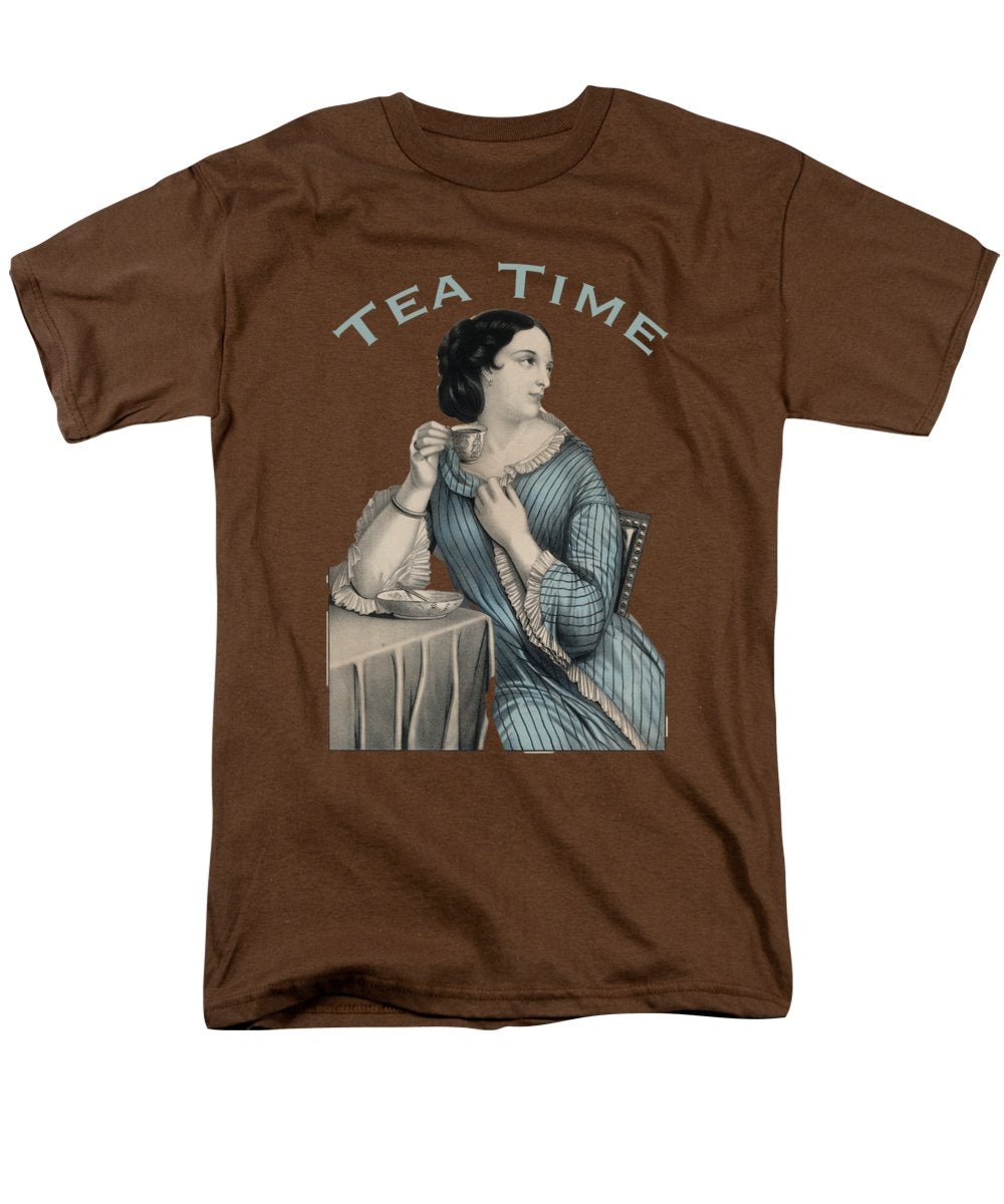 Tea Time Vintage Woman - Men's T-Shirt (Regular Fit)