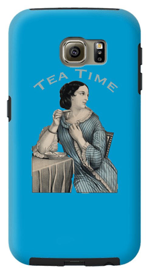 Tea Time Vintage Woman - Phone Case