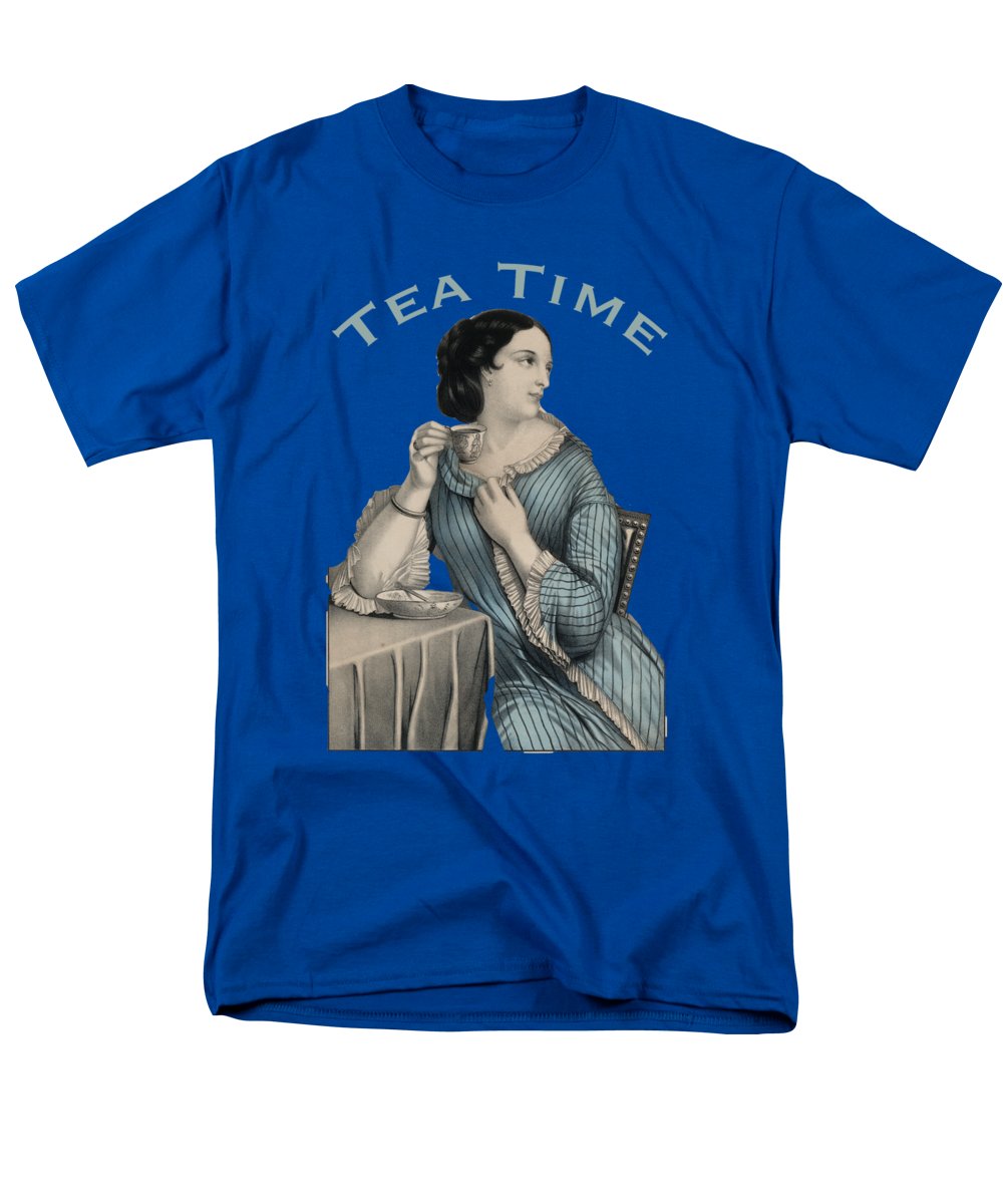 Tea Time Vintage Woman - Men's T-Shirt (Regular Fit)