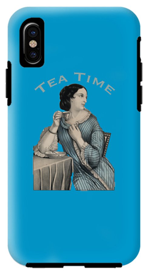Tea Time Vintage Woman - Phone Case