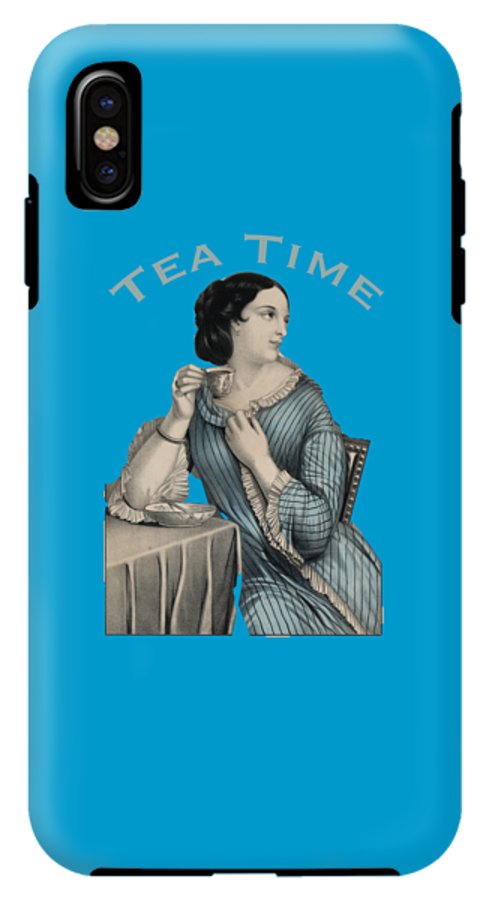 Tea Time Vintage Woman - Phone Case