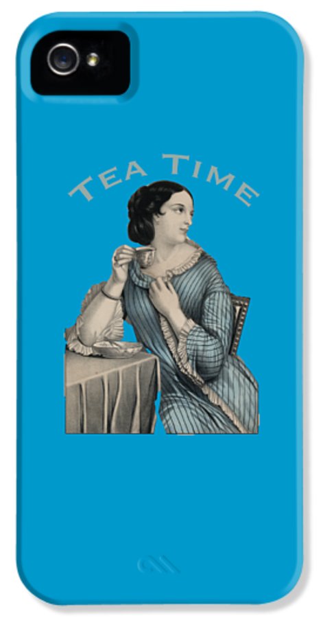 Tea Time Vintage Woman - Phone Case