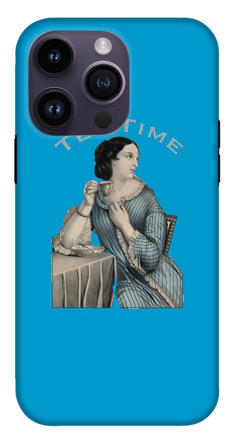 Tea Time Vintage Woman - Phone Case