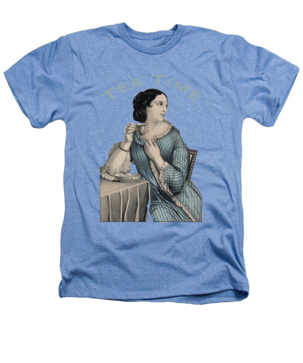 Tea Time Vintage Woman - Heathers T-Shirt