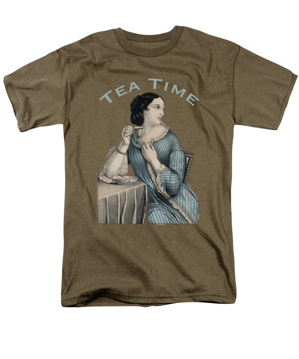 Tea Time Vintage Woman - Men's T-Shirt (Regular Fit)