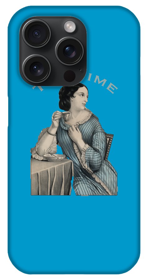 Tea Time Vintage Woman - Phone Case