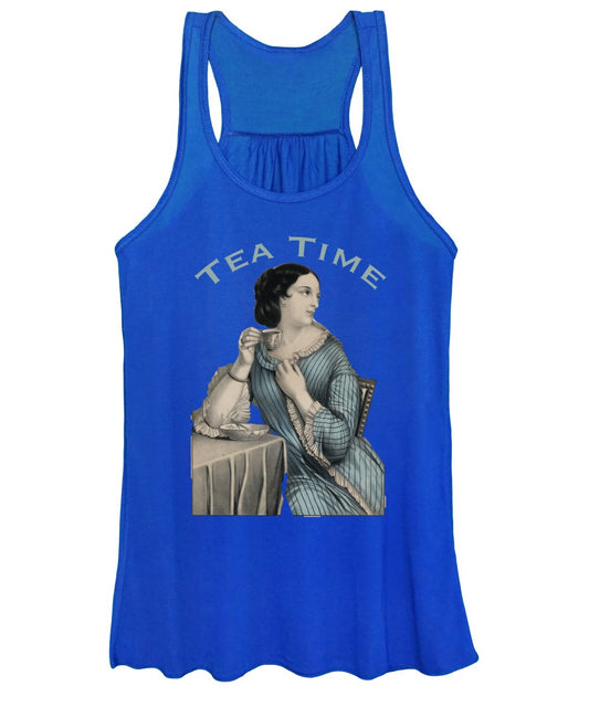 Tea Time Vintage Woman - Women's Tank Top
