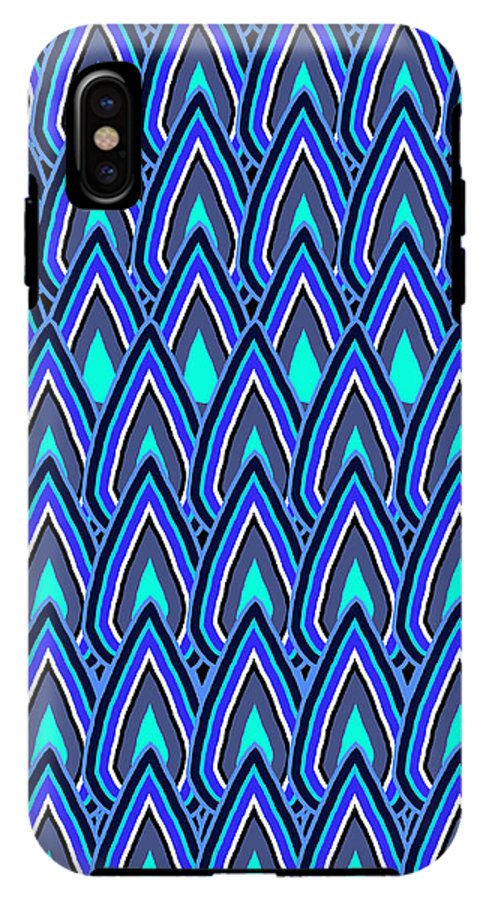 Teardrops In Blue - Phone Case