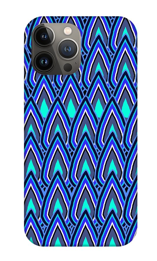 Teardrops In Blue - Phone Case