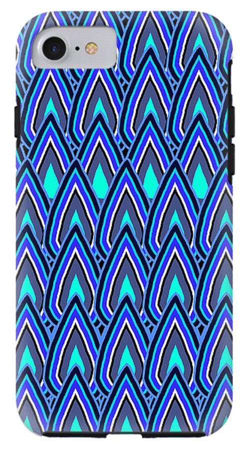 Teardrops In Blue - Phone Case