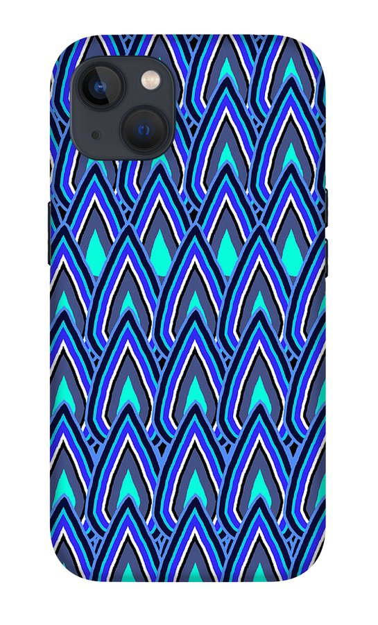 Teardrops In Blue - Phone Case