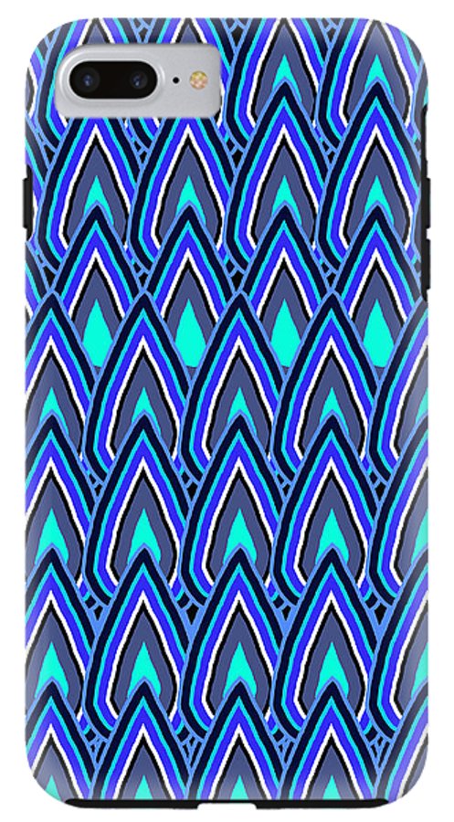Teardrops In Blue - Phone Case