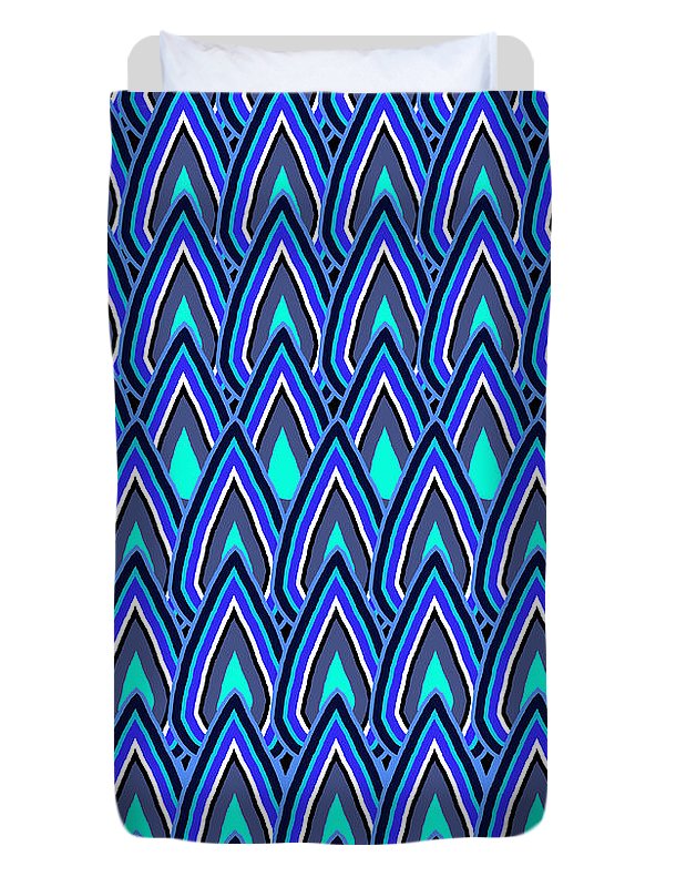 Teardrops In Blue - Duvet Cover