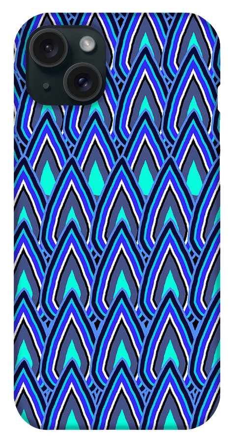 Teardrops In Blue - Phone Case