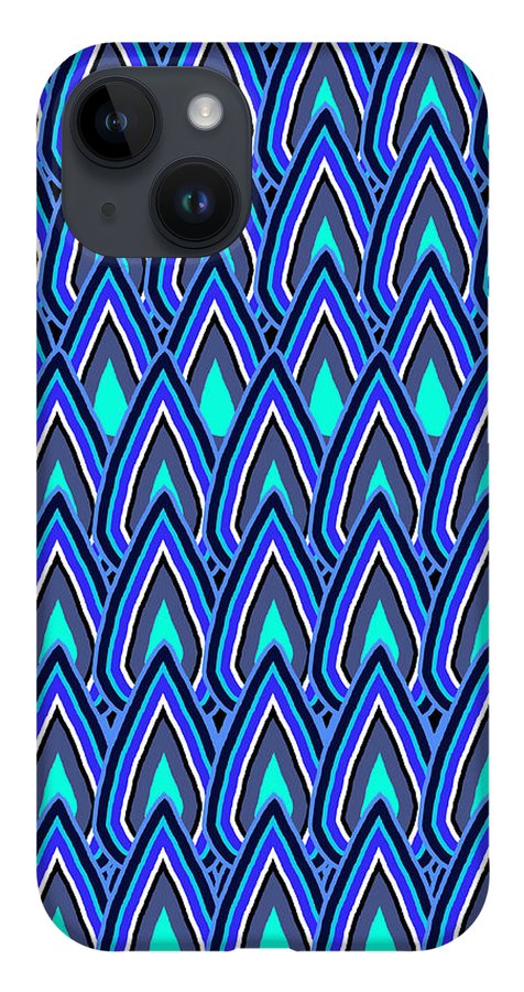 Teardrops In Blue - Phone Case