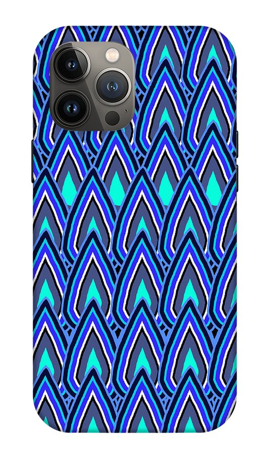 Teardrops In Blue - Phone Case