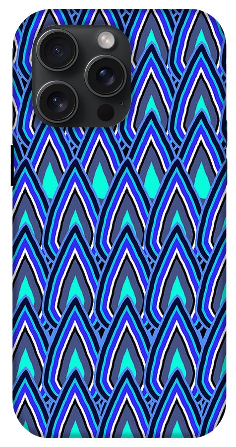 Teardrops In Blue - Phone Case