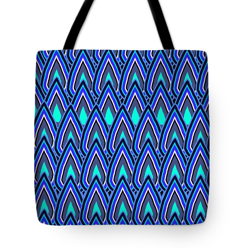 Teardrops In Blue - Tote Bag