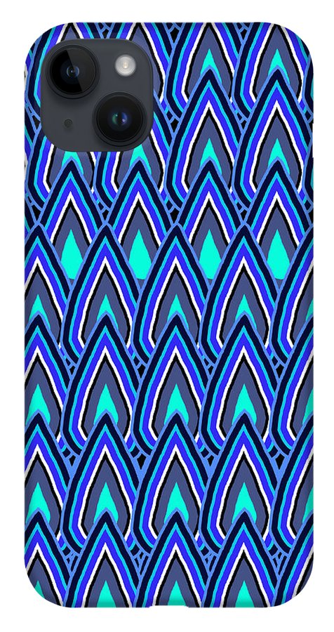 Teardrops In Blue - Phone Case