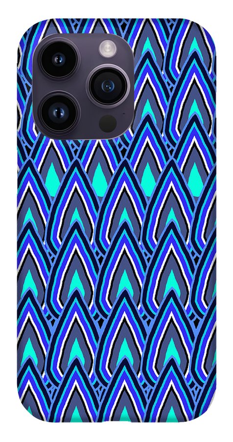 Teardrops In Blue - Phone Case