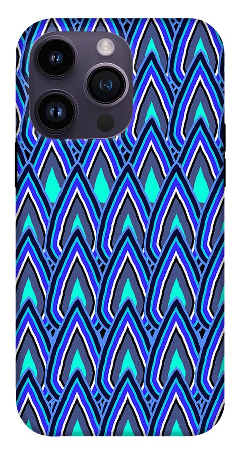Teardrops In Blue - Phone Case
