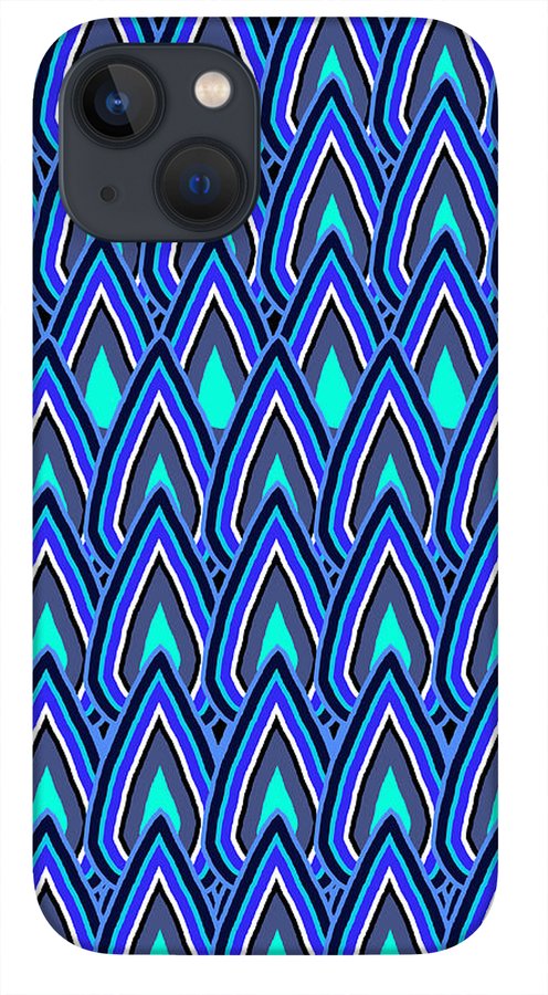 Teardrops In Blue - Phone Case