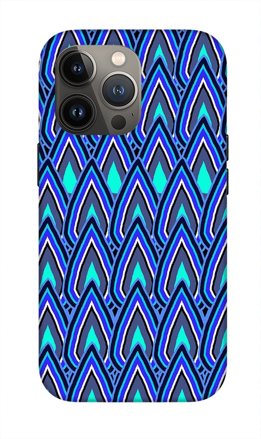 Teardrops In Blue - Phone Case