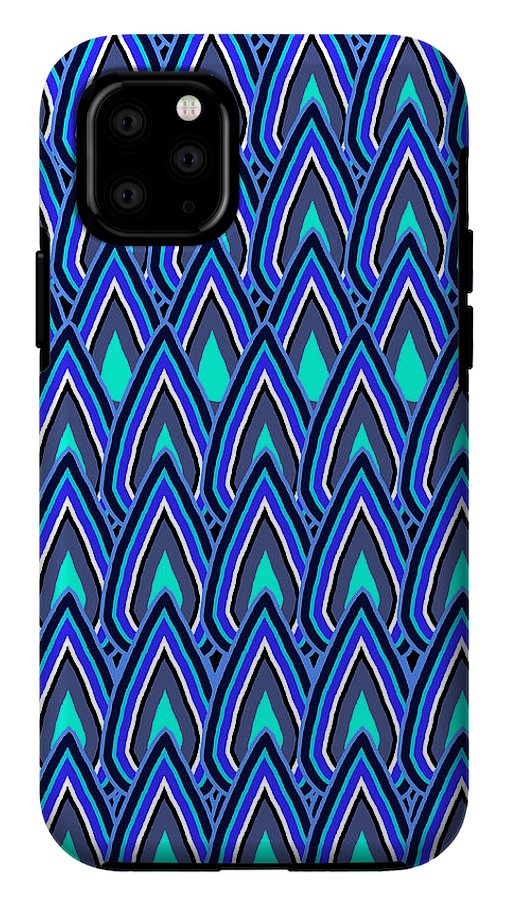 Teardrops In Blue - Phone Case