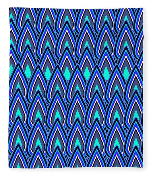 Teardrops In Blue - Blanket