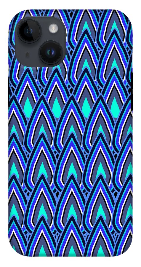 Teardrops In Blue - Phone Case