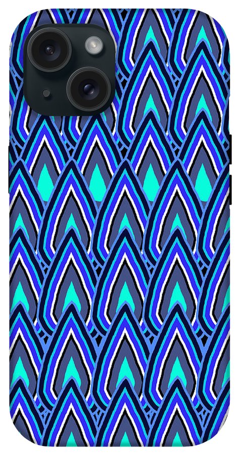 Teardrops In Blue - Phone Case