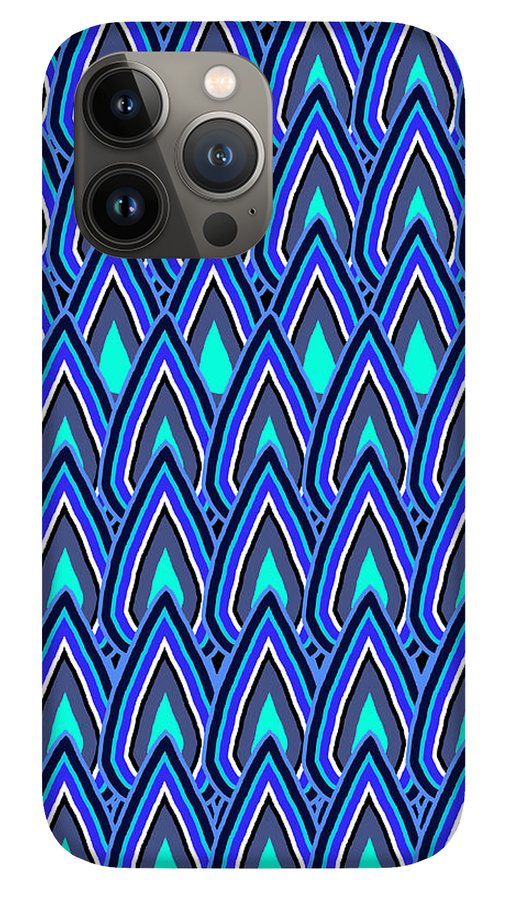 Teardrops In Blue - Phone Case