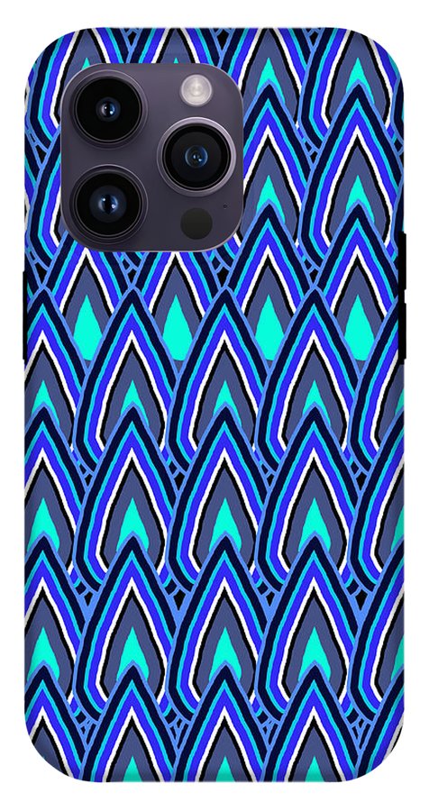 Teardrops In Blue - Phone Case