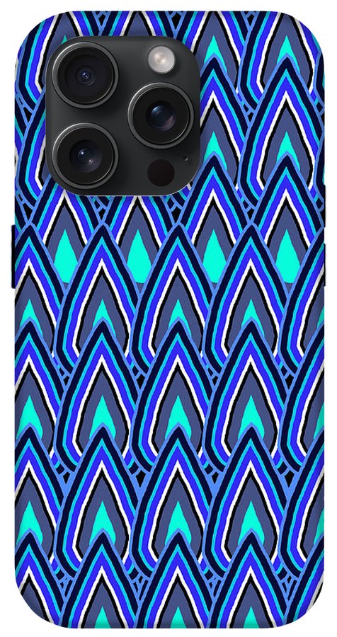 Teardrops In Blue - Phone Case