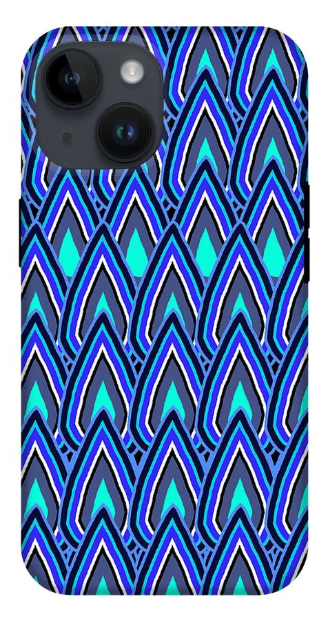Teardrops In Blue - Phone Case