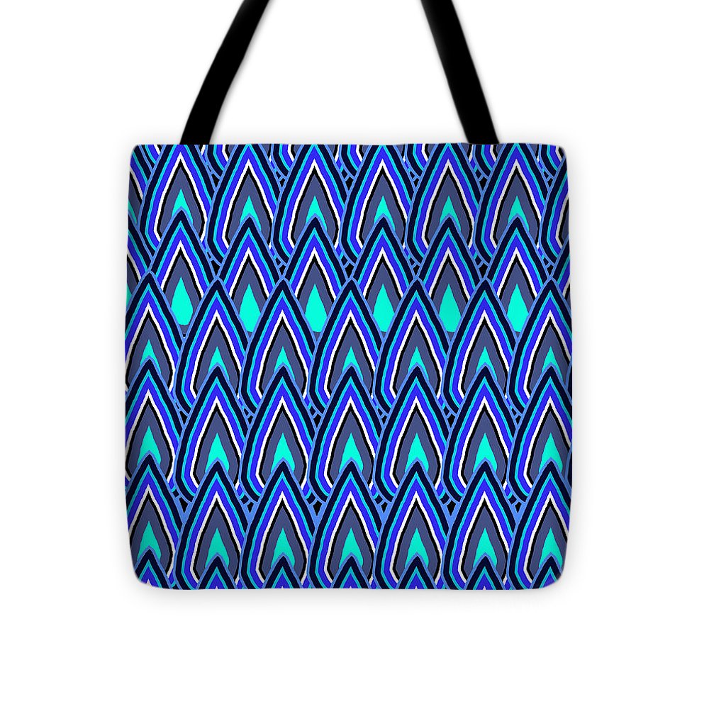 Teardrops In Blue - Tote Bag