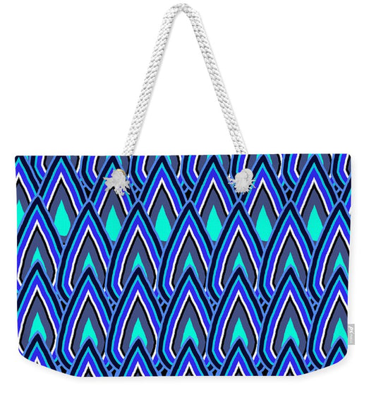 Teardrops In Blue - Weekender Tote Bag