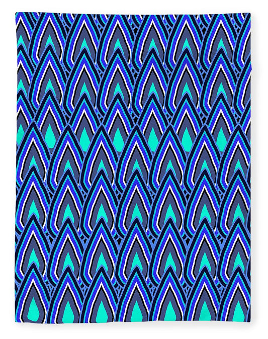 Teardrops In Blue - Blanket
