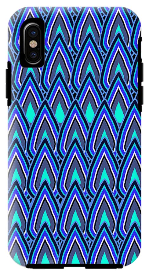 Teardrops In Blue - Phone Case