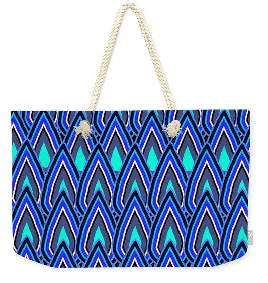 Teardrops In Blue - Weekender Tote Bag