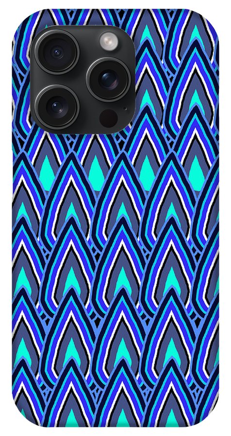 Teardrops In Blue - Phone Case