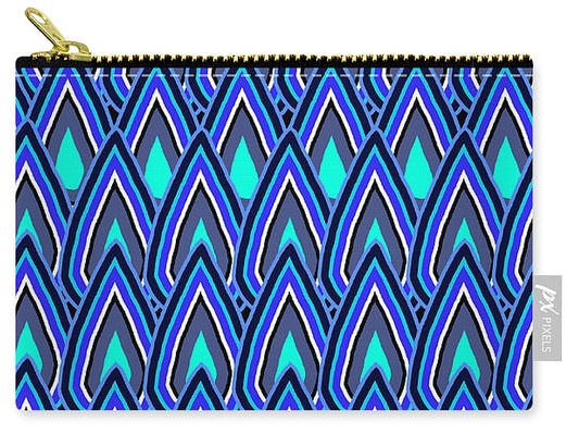 Teardrops In Blue - Carry-All Pouch